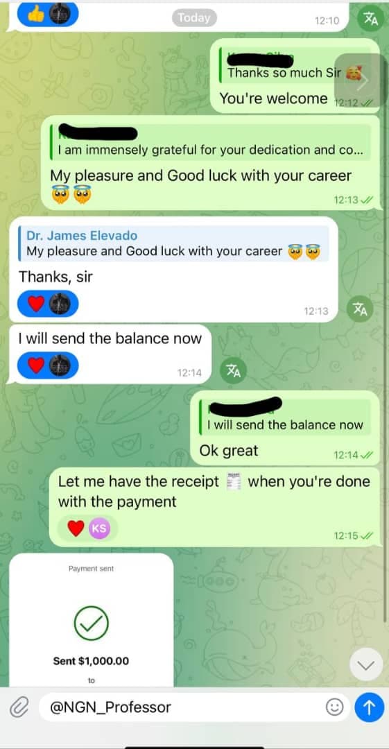 Verified Candidate chat review