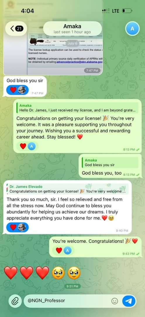 Verified Candidate chat review