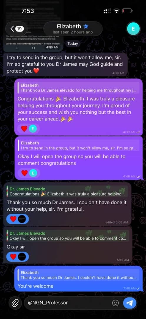 Verified Candidate chat review