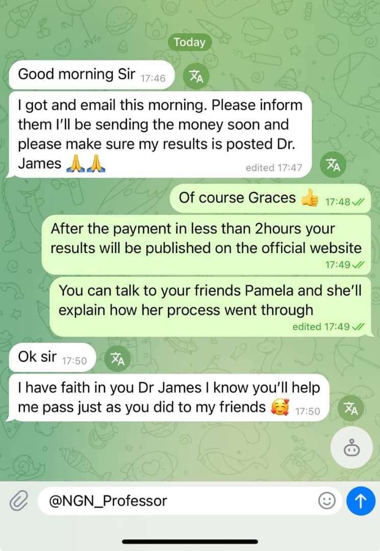 Verified Candidate chat review