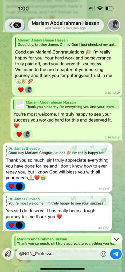 Verified Candidate chat review